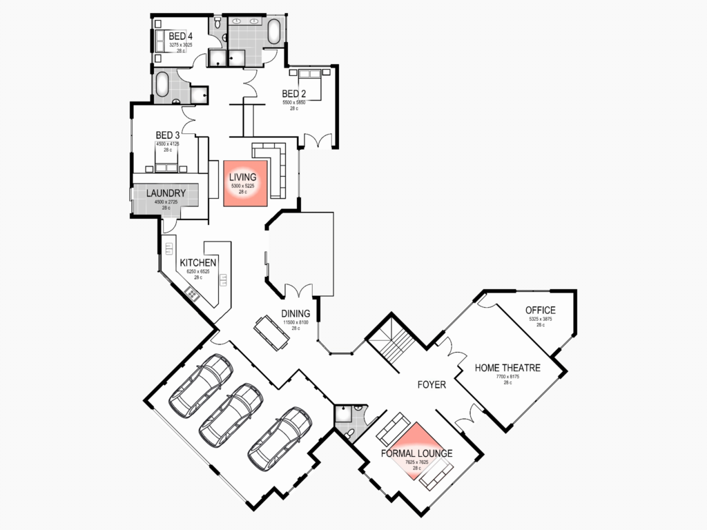 1024x768 50 Lovely Draw Your Own House Plans