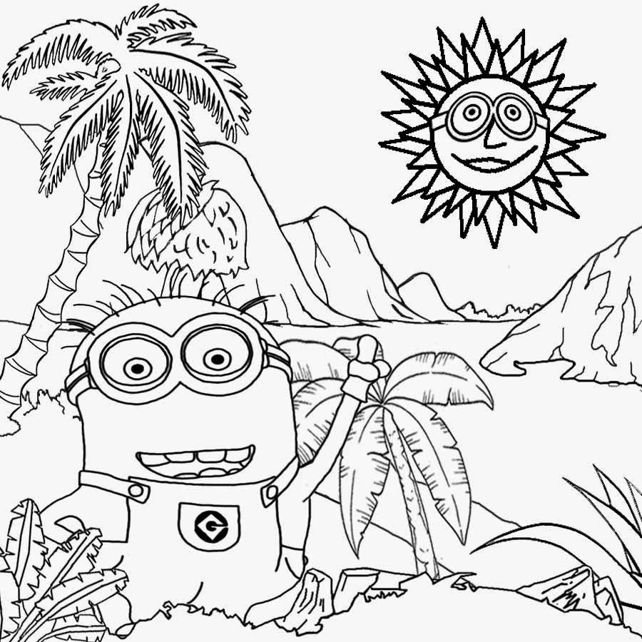 900x900 Simple Landscape Coloring Pages Free Coloring Pages Printable