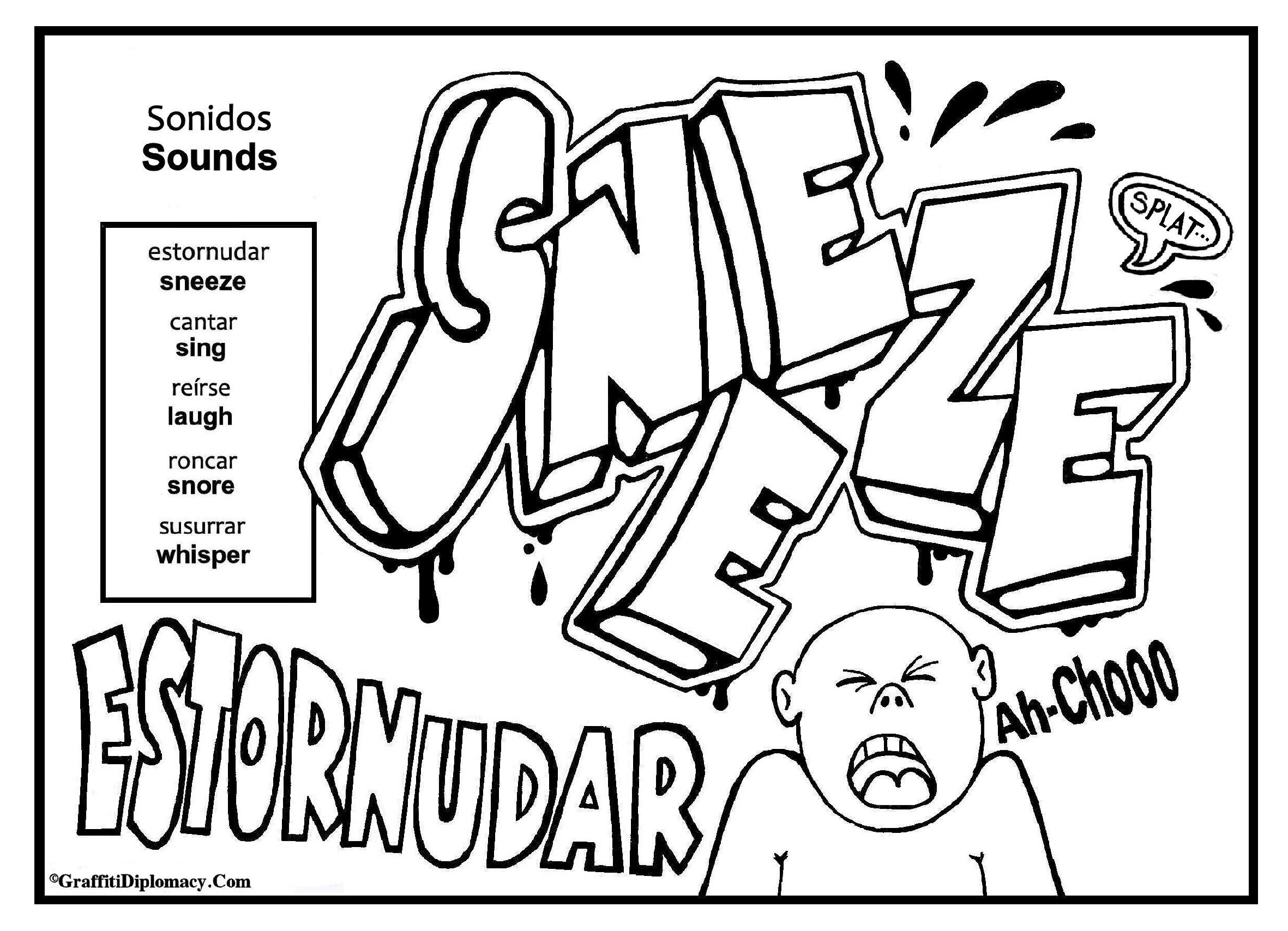 2362x1708 Digame Con Colores Spanish To English Free Coloring Pages