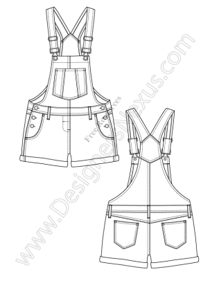 316x409 Fashion Technical Drawing Free Vector Fashion Flat Sketches