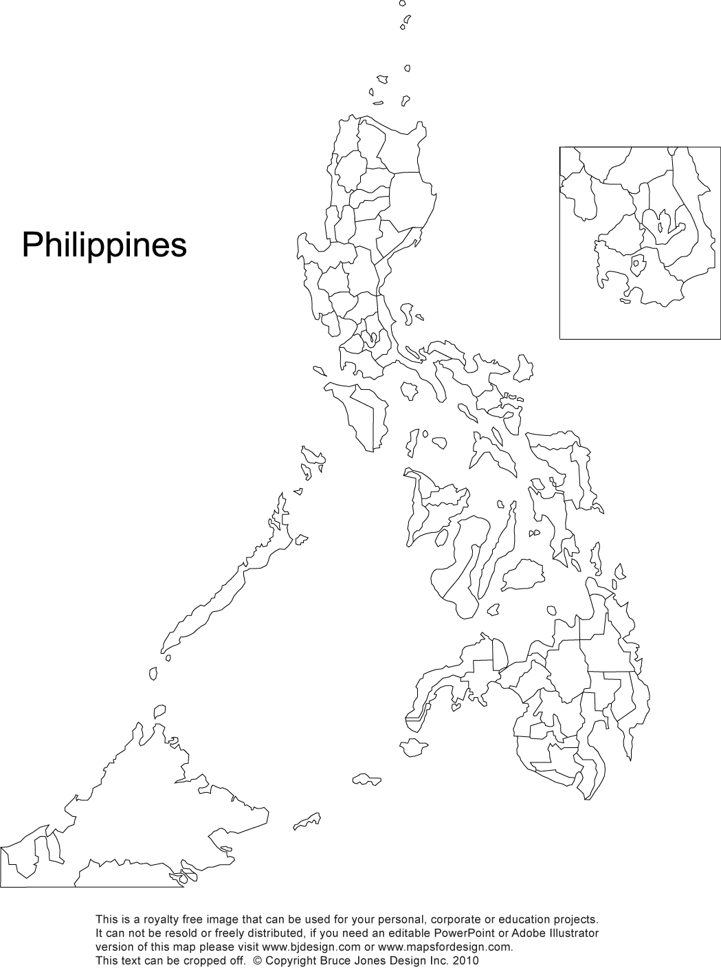 1049x1408 Philippines Printable, Blank Maps, Outline Maps Royalty Free