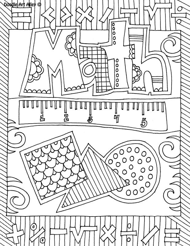 618x800 Subject Cover Pages Coloring Pages