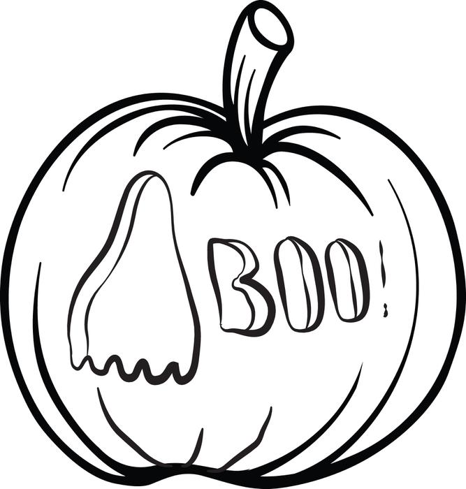 667x700 Free Printable Pumpkin Coloring Page For Kids