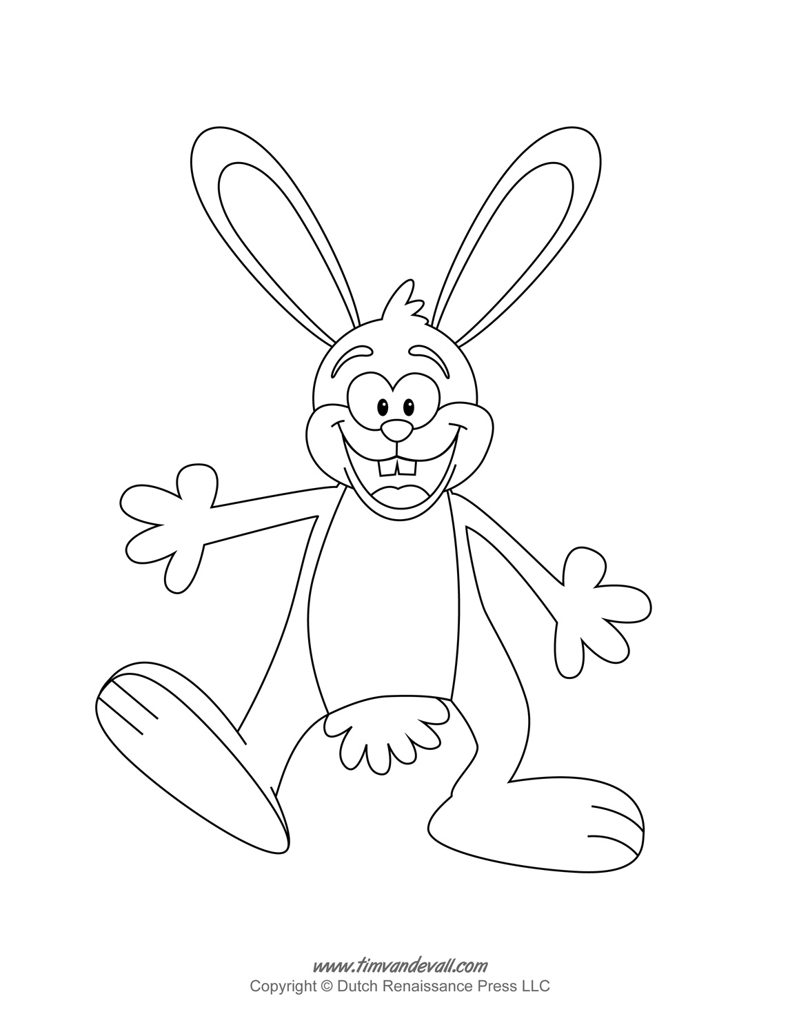 1159x1500 Free Easter Bunny Template Easter Bunny Clipart And Coloring Pages