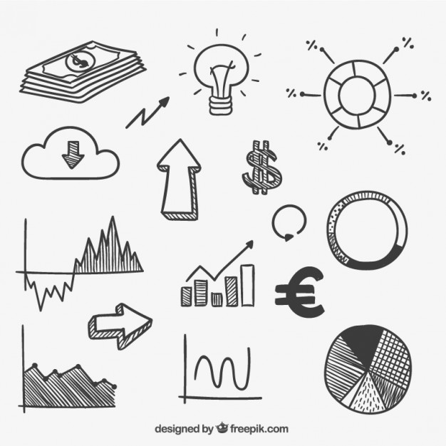 626x626 Hand Drawn Money Infographic Vector Free Download