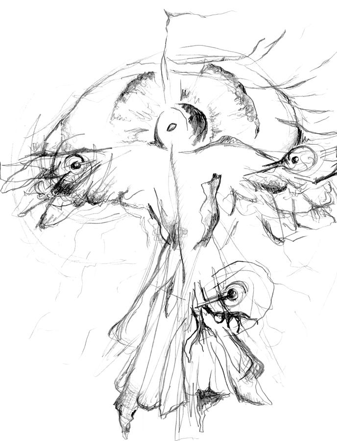 688x900 Of Freedom Drawing By Jessica Snyder