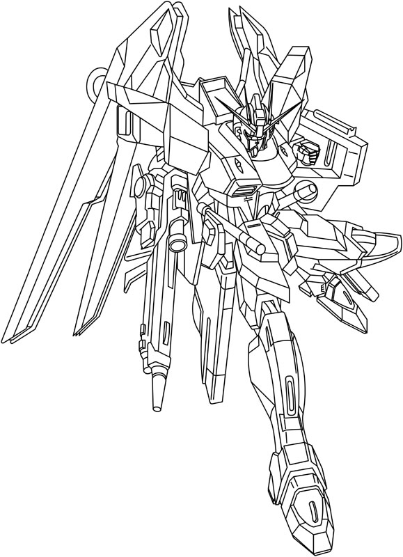 579x800 Freedom Gundam Lineart By Mofomegax