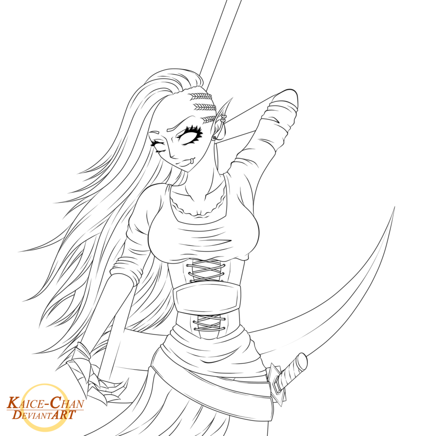 894x894 Free Drawing Template By Kaice Chan