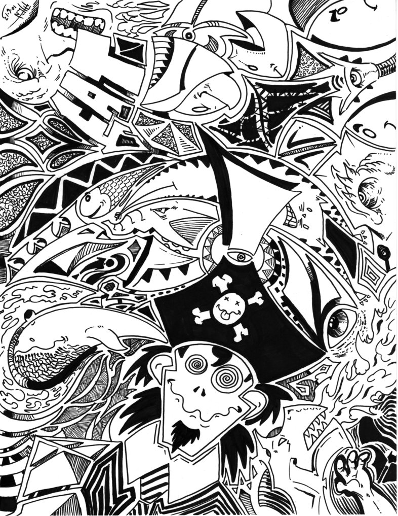 786x1017 Freestyle Doodle By A 10