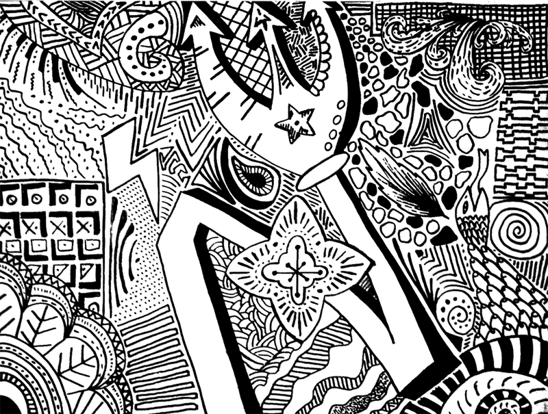 800x605 My First Ever Freestyle Sharpie Trident By Thedaidoji