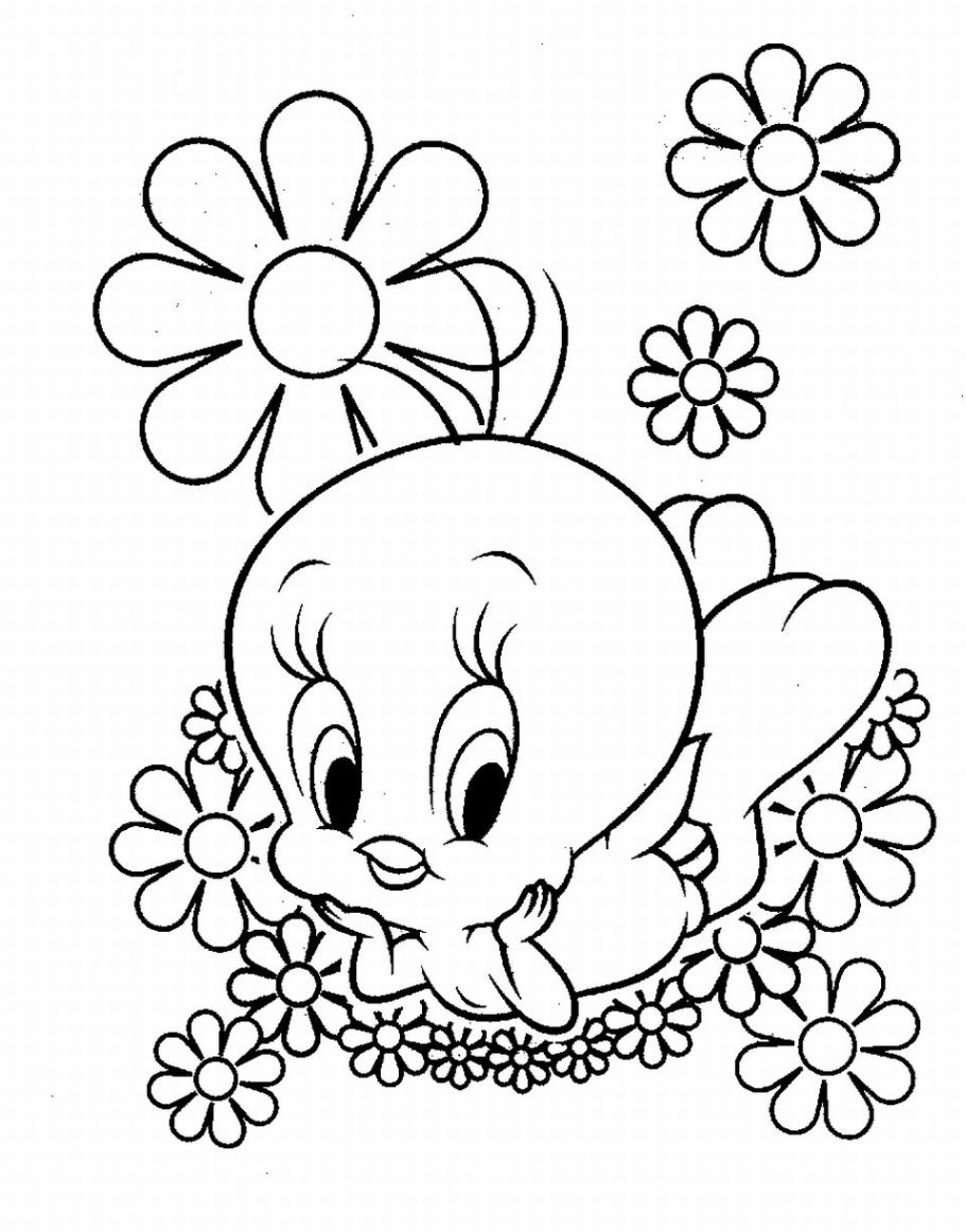 911x1162 Coloring Sheet Free Baby Tweety Coloring Pages Disney