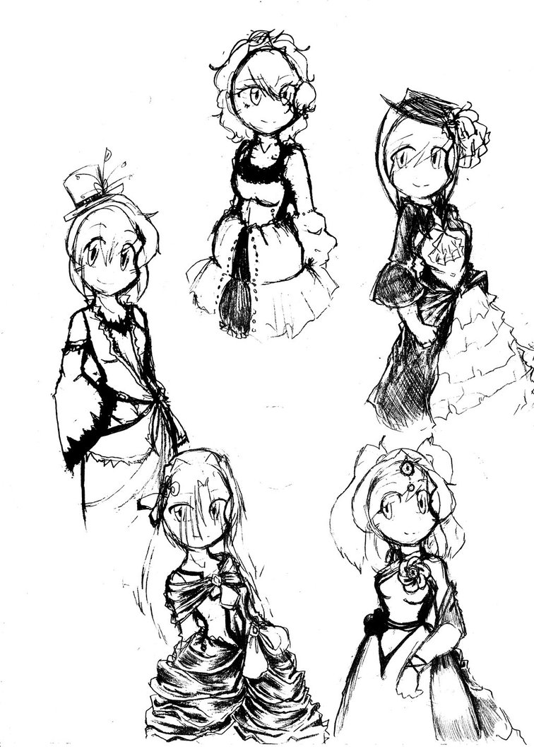 756x1056 French Renaissance Ohd Girls By Don Johnny