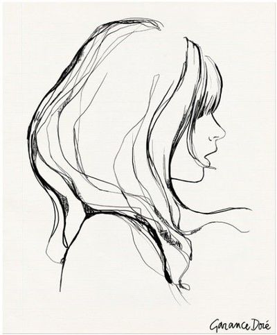 400x483 Girl With Bangs By Garance Dore.