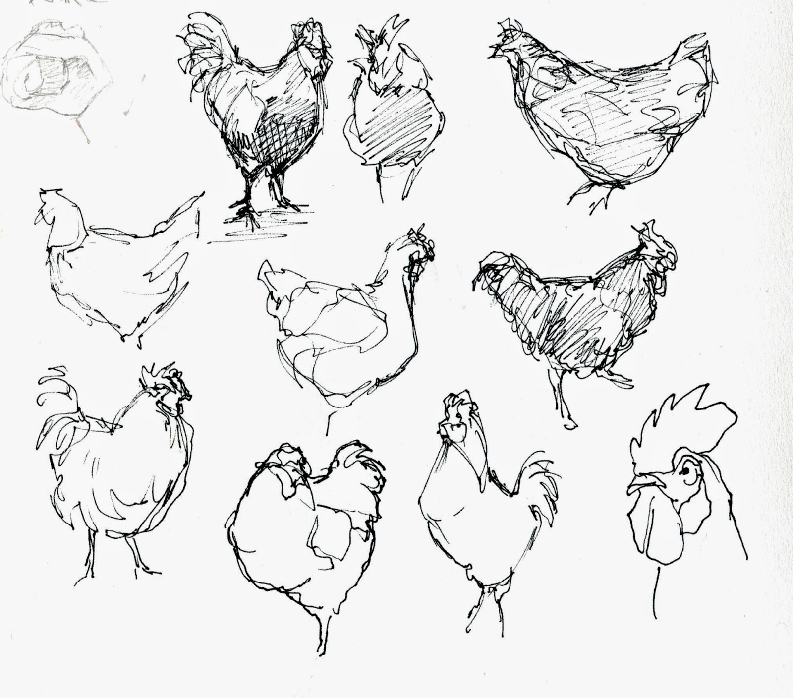 1600x1408 Suburban Sketches Exercise The French Hen