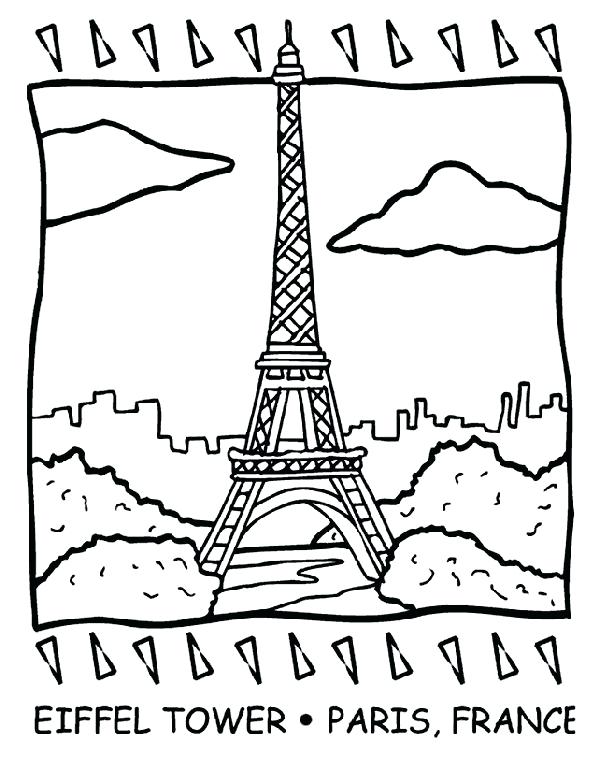 599x762 French Coloring Page