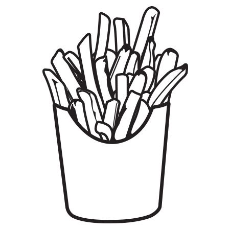 French Fries Drawing at GetDrawings | Free download