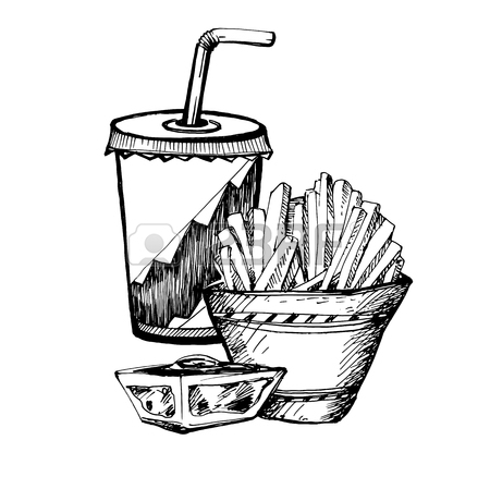 French Fry Drawing