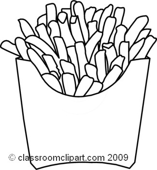 325x350 Unique Of French Fries Clipart Black And White Letters Format