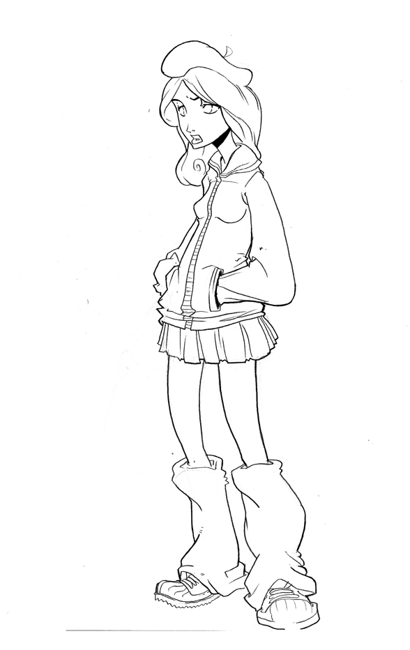 588x932 French Girl By Lysol Jones