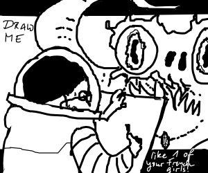 300x250 Wants Astronaut To Draw It Like A Frenchgirl