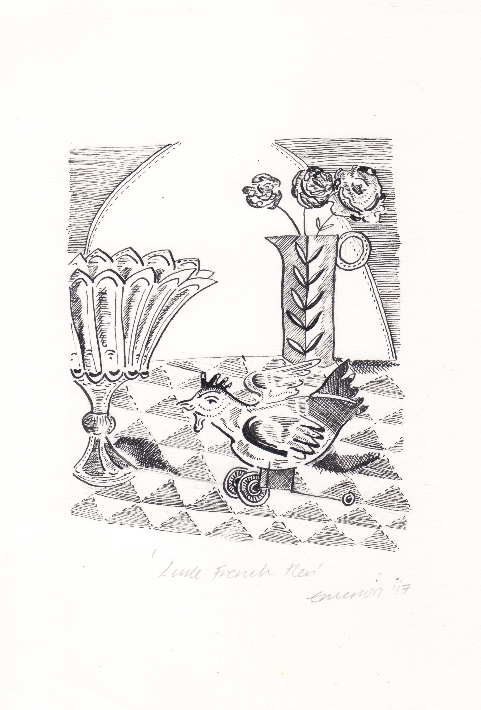 1631x2406 Little French Hen By Emily Maude The Edition