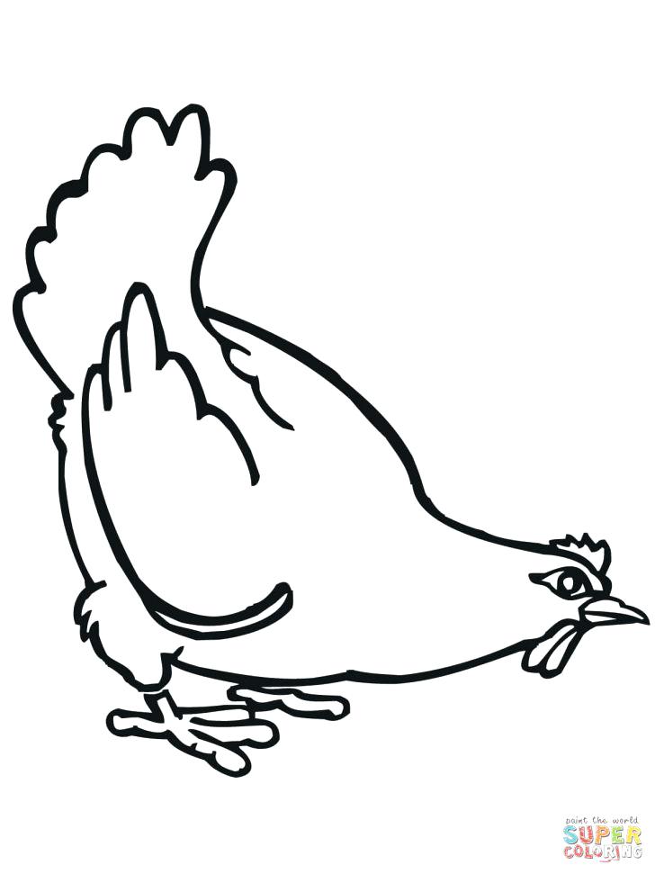 728x971 Hen Coloring Page Big Fat Hen Coloring Page Printable Pages Click