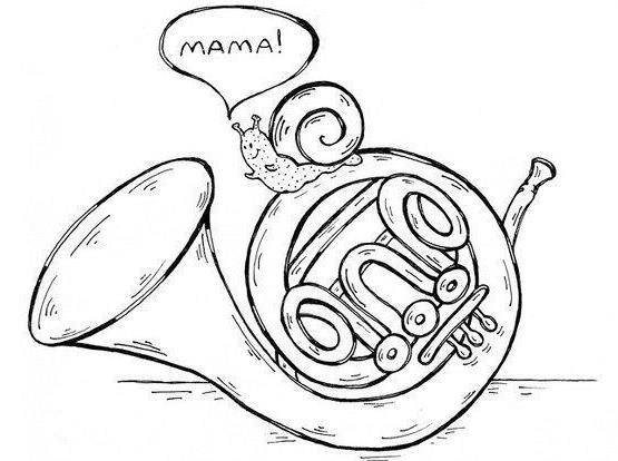 555x414 Snail To French Horn, Mama! ( Can Anyone Else See