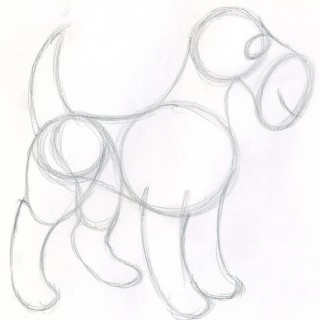 320x320 Tag For Draw Dog How To Draw A Dog For Kids. Pics Photos