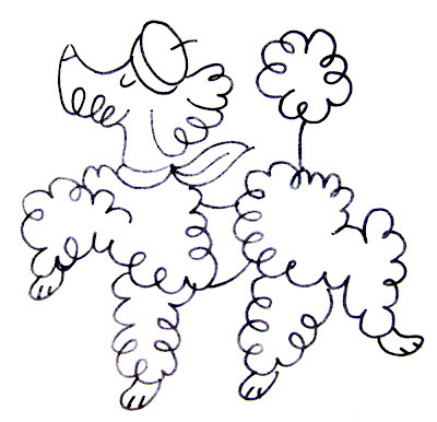 400x386 Guest Tutorial Paris And Poodles, An Embroidered Affair