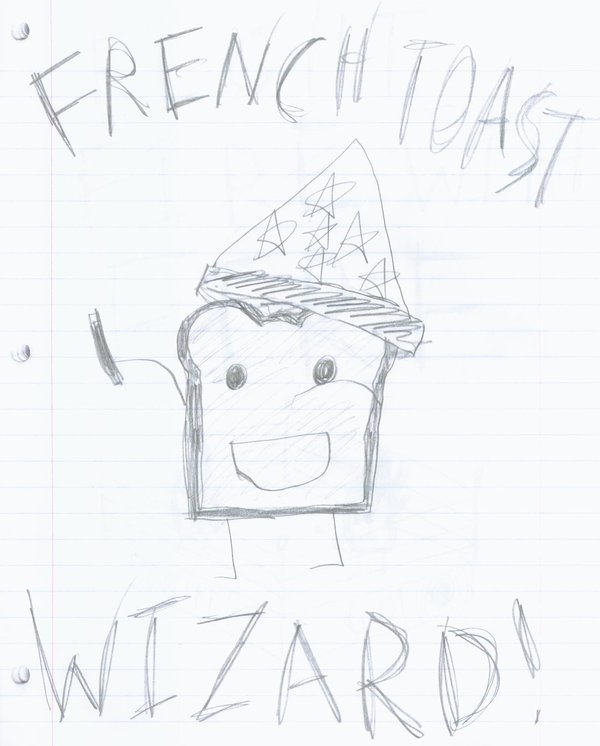 600x746 French Toast Wizard By Ipunchheads