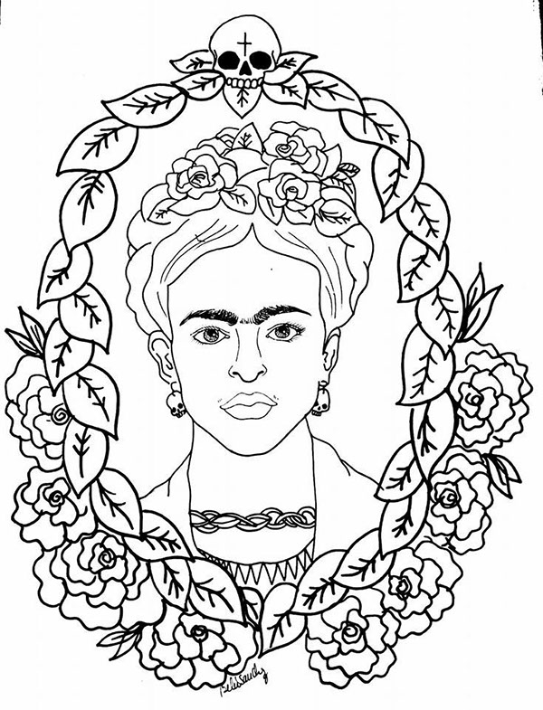 Frida Kahlo Drawing at GetDrawings | Free download