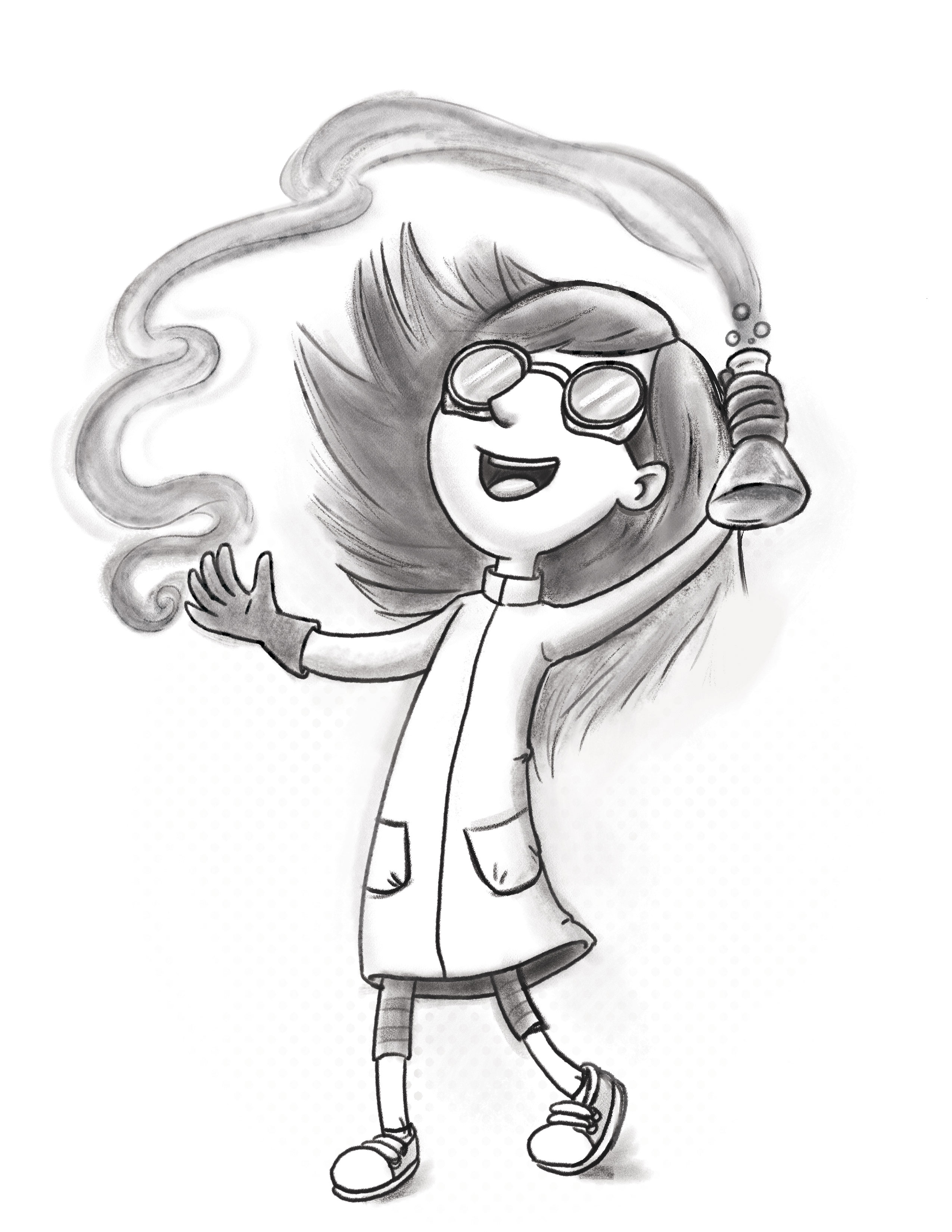 2550x3300 From My Sketchbook Er, File Mad Girl Scientist
