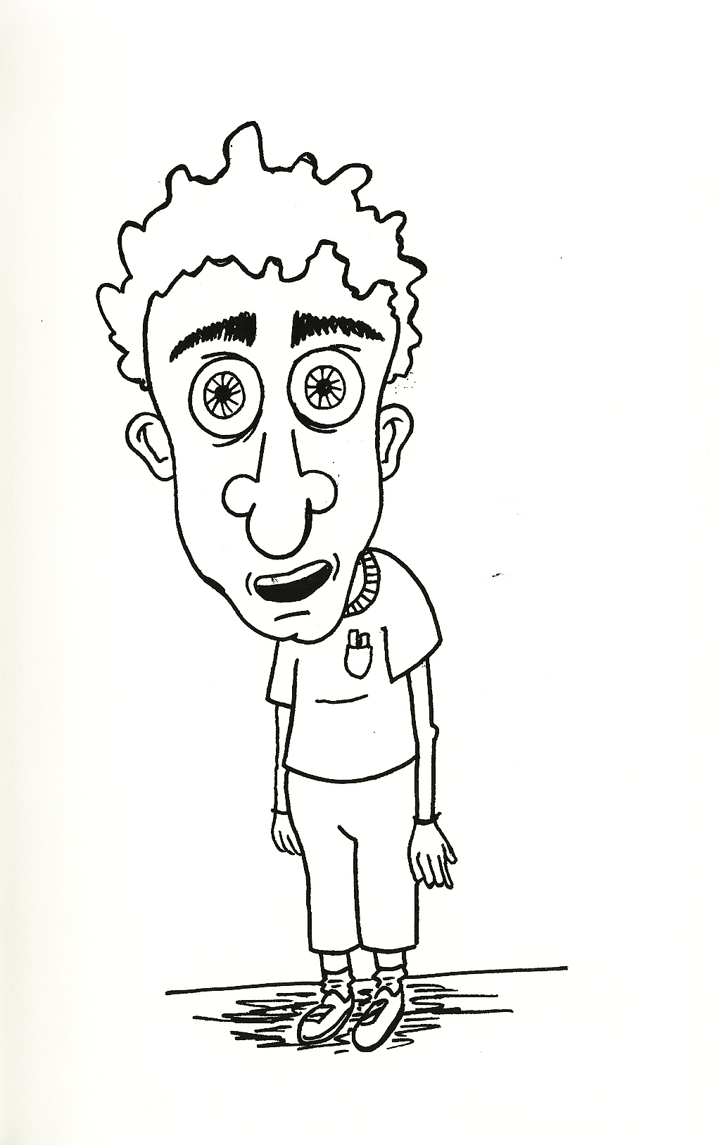 1016x1627 Nerd Drawings On The Fridge