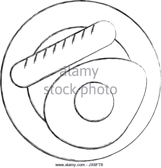 519x540 Fried Egg Black And White Stock Photos Amp Images