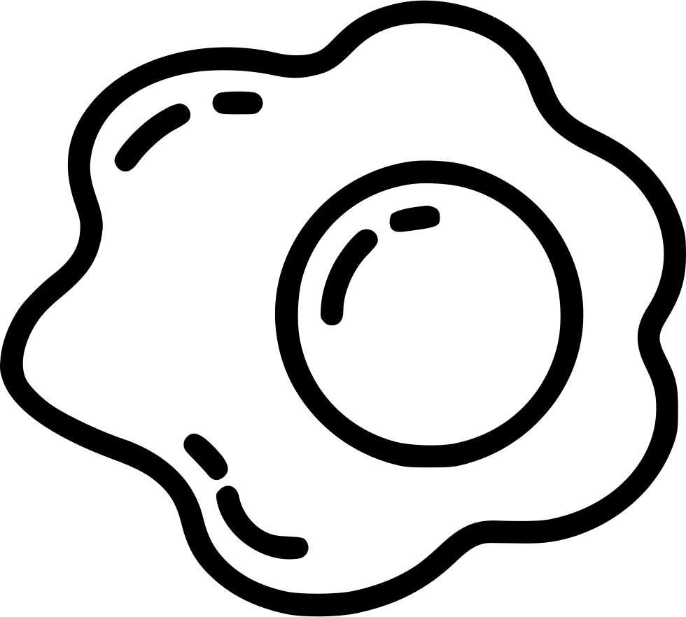 980x882 Fried Egg Svg Png Icon Free Download ( 482868)