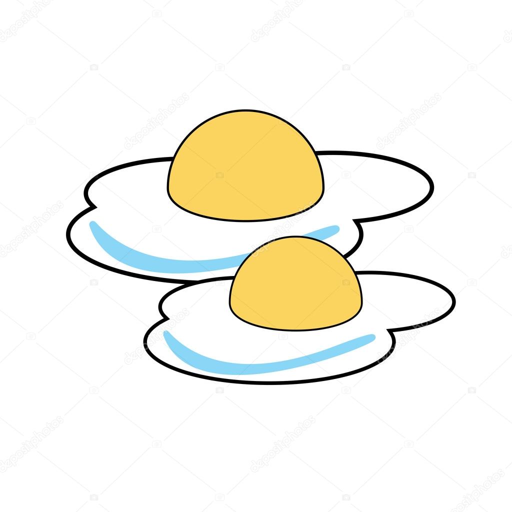 1024x1024 Fried Eggs Vector Illustration Stock Vector Mariabouniol