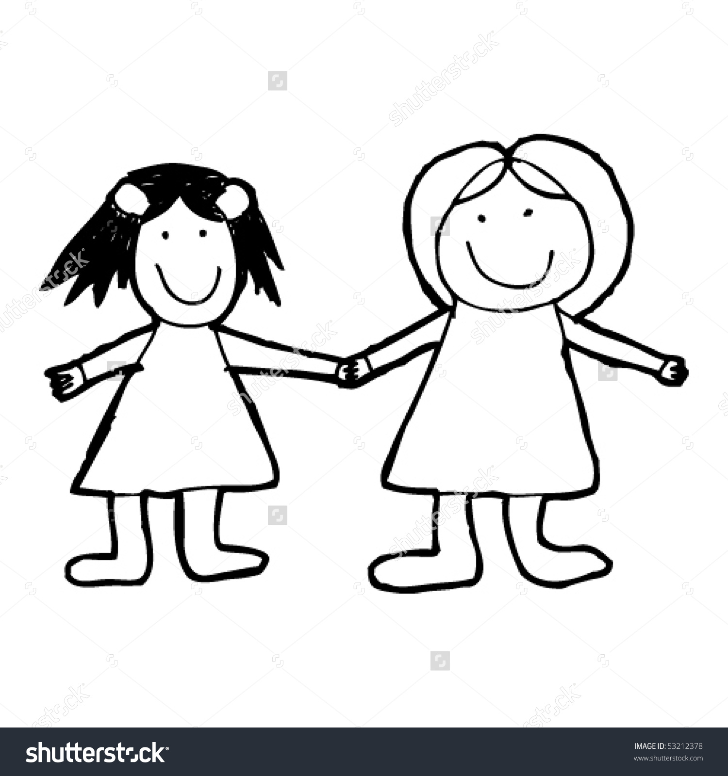 1500x1600 Photos Friendship Drawing,