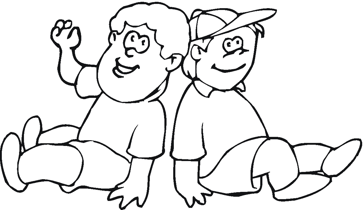 1200x695 Happy Friendship Day Coloring Pages For Kindergarten