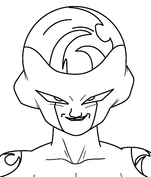 502x586 How To Draw Frieza
