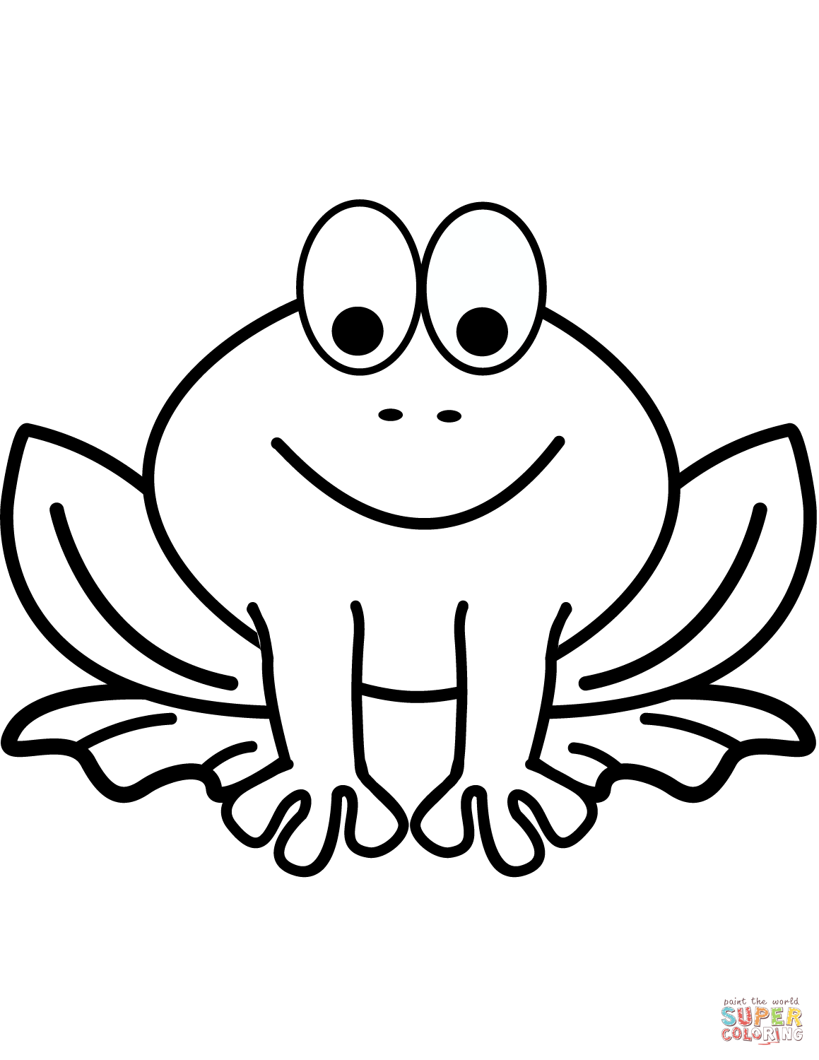 1159x1500 Cartoon Frog Coloring Page Free Printable Coloring Pages