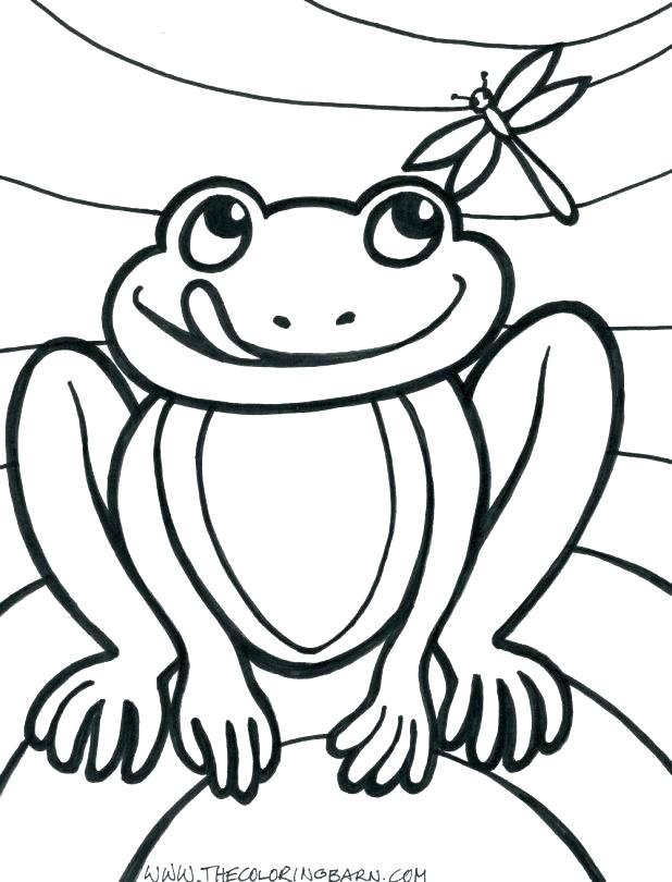 618x810 Frog Color Sheets Printable Frog Coloring Pages Cartoon Frog