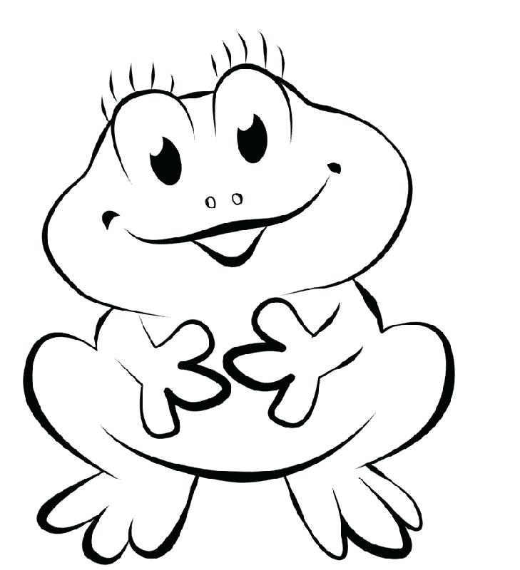 729x800 Coloring Pages Draw A Frog For Kids Funny Frog Coloring Pages