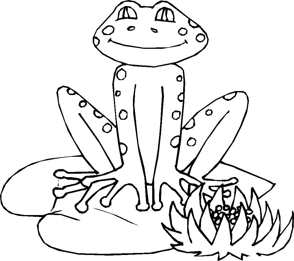 1024x909 Free Printable Frog Coloring Pages For Kids