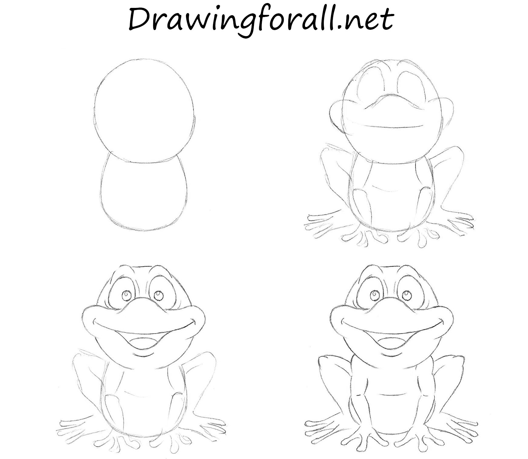 1740x1512 How To Draw A Frog For Kids How To Draw Frogs