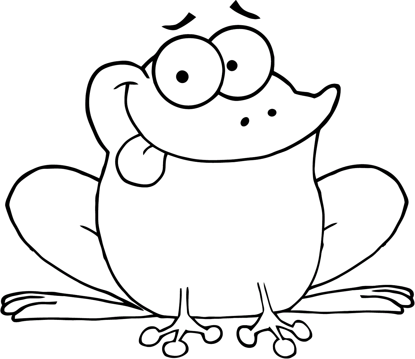 1400x1211 Printable Frog Coloring Pages For Kids Learning Printable