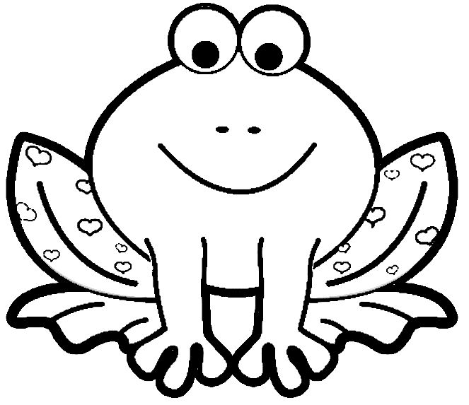 663x573 Printable Frog Colouring Pages For Preschoolers Coloring Point