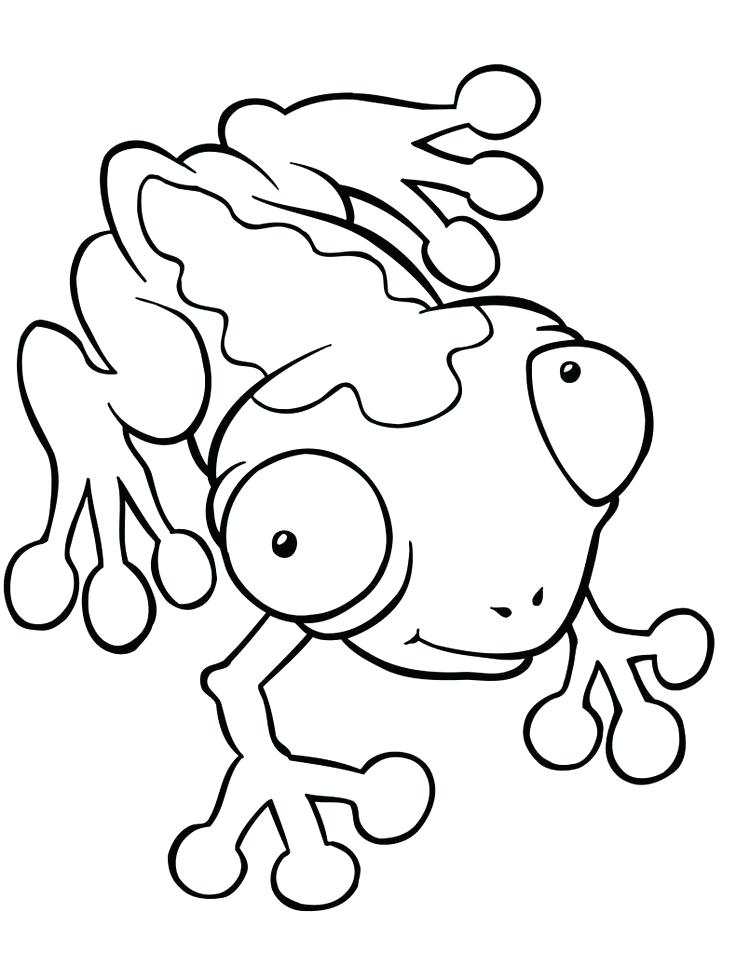 736x954 Tree Frog Coloring Pages Free Printable Frog Coloring Pages