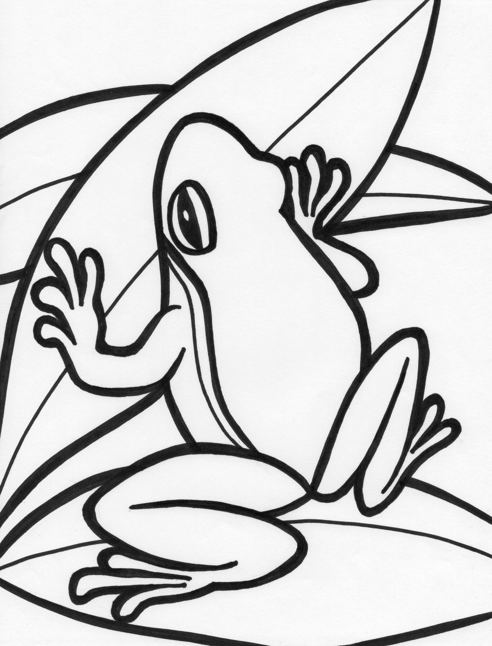 1000x1312 Coloring Pictures Of Frogs For Kids