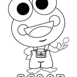268x268 Sweet Frog Coloring Page Kids Drawing And Coloring Pages