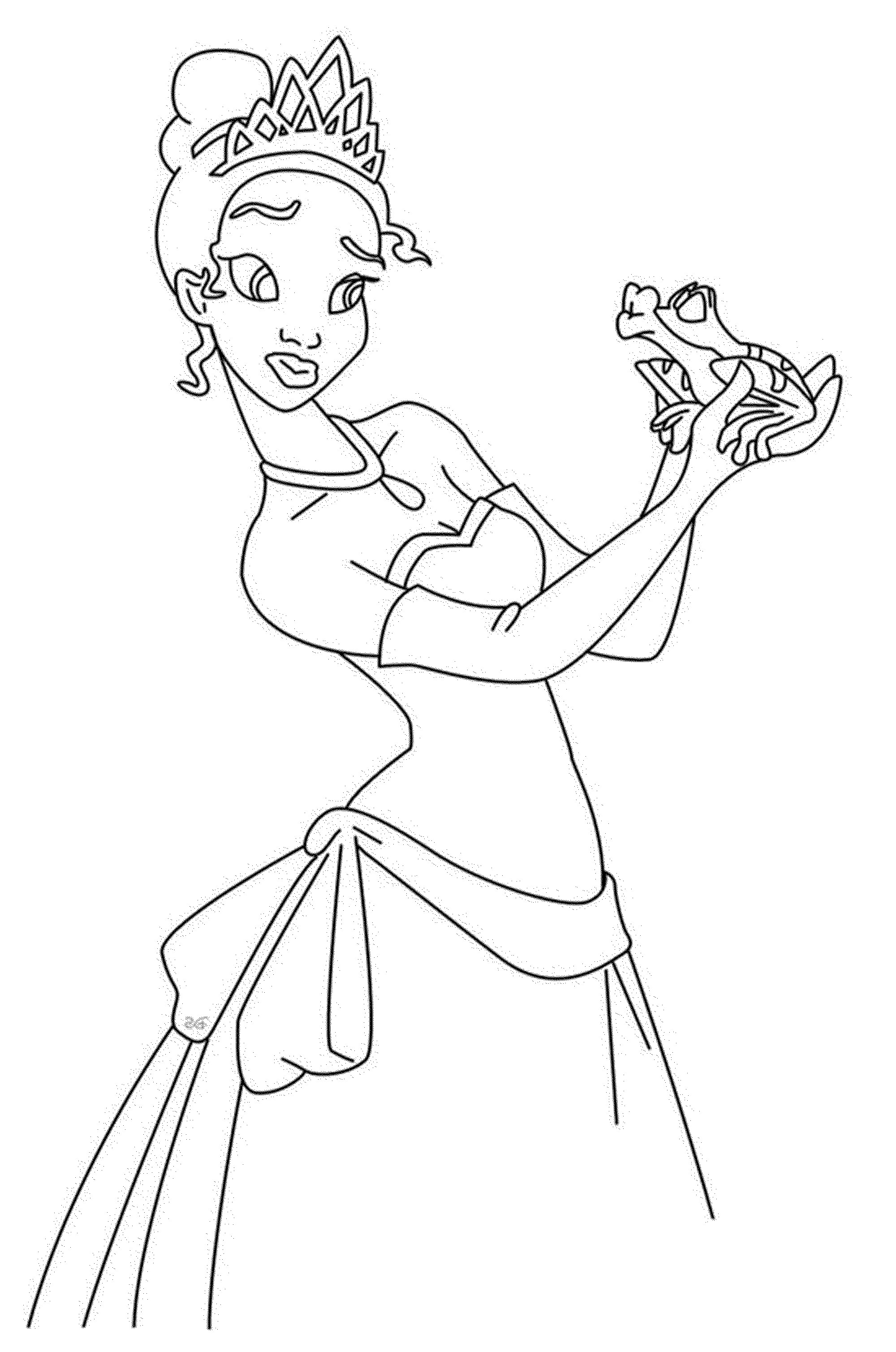 2000x3018 Princess Fiona Coloring Pages For Kids Awesome Frog Princess